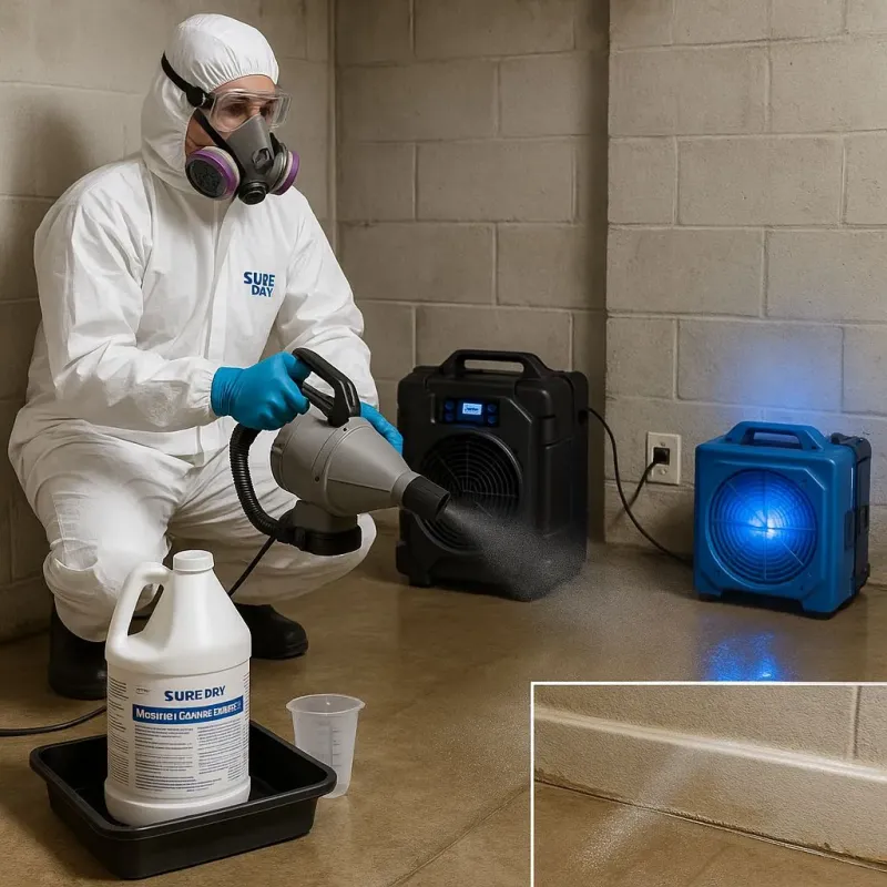 Sanitization and Odor Removal process in Fairfield, IA