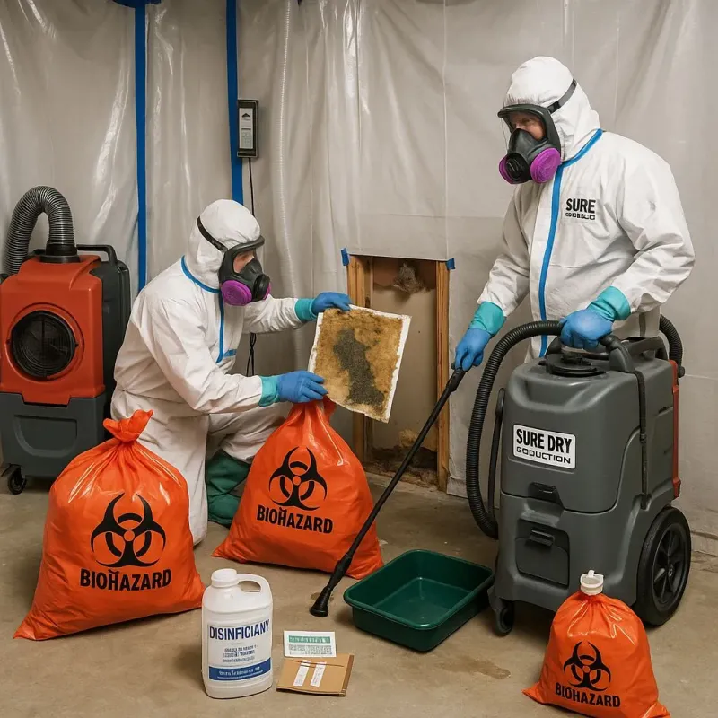 Contaminated Water Handling Protocols process in Fairfield, IA