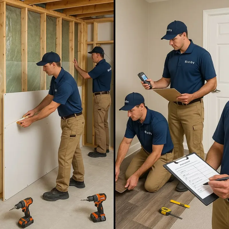 Repairs and Reconstruction process in Fairfield, IA
