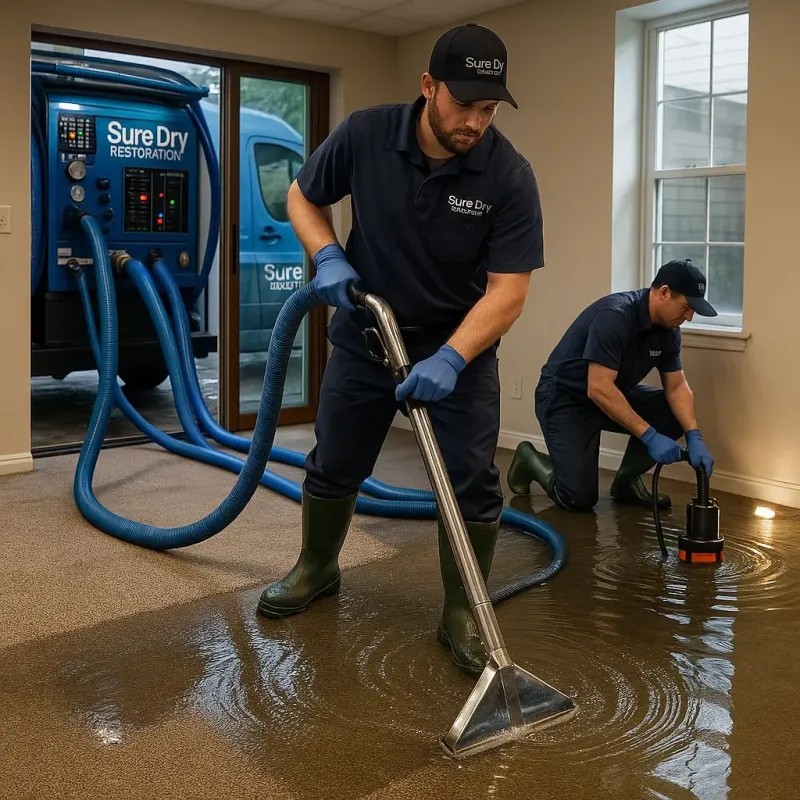 Water Extraction and Removal process in Fairfield, IA